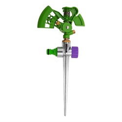 Разбрызгиватель металл, импульсный, двухсторонний Palisad 65413 - фото 801517