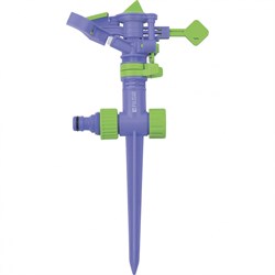 Пластиковый разбрызгиватель, импульсный, с регулятором скорости Palisad 65414 - фото 801523