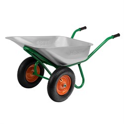 Тачка садово-строительная, 2-х колесная, усиленная, грузоподъемность 320 кг, объем 100 л Palisad 689233 - фото 801839