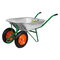 Тачка садовая, два колеса, грузоподъемность 170 кг, объем 78 л Palisad 689225 - фото 801897