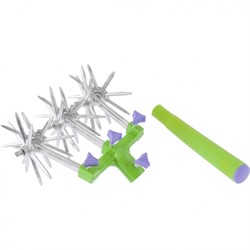 Культиватор садовый, 3 пары колес, рукоятка с 1 парой колес 65 х 205 мм, Palisad 62030 - фото 802458