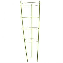 Поддержка для растений круглая H 90 см, металл в пластике, 4 кольца Palisad 644025 - фото 802512