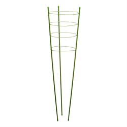 Поддержка для растений круглая H 120 см, металл в пластике, 4 кольца Palisad 644035 - фото 802513