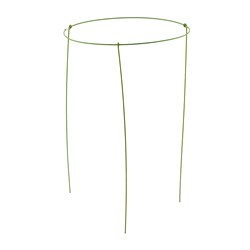 Опора для растений круглая, D 28 см, H 45 см, 3 шти в упаковке, металл в пластике Palisad 644075 - фото 802536