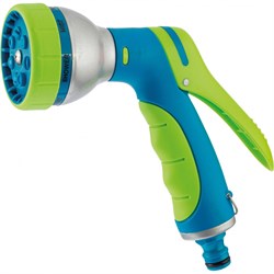 Пистолет-распылитель, металлический, 7 режимов полива, курок сзади Palisad Luxe 65167 - фото 802613