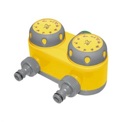 Таймер для полива на 2 линии, механический Palisad Luxe 66197 - фото 802630