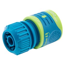 Соединитель для шланга 1/2, аквастоп, двухкомпонентный Palisad Luxe 66244 - фото 802668