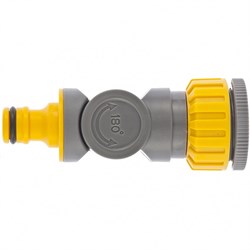 Соединитель штуцерный с внутренней резьбой 1/2-3/4, с шарниром Palisad Luxe 66247 - фото 802761