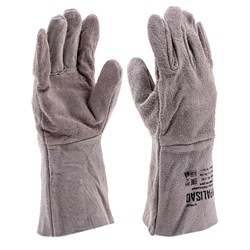 Перчатки спилковые с манжетой для садовых и строительных работ, размер XL, Palisad 679045 - фото 802878