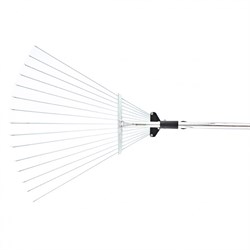 Веерные грабли Palisad 15-зубые, металлический черенок 61756 - фото 802946