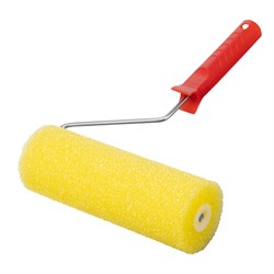 Валик "Структурный" поролоновый с ручкой, "гладкий", 230 мм, D 80 мм, D ручки 6 мм MTX 80220 - фото 803266