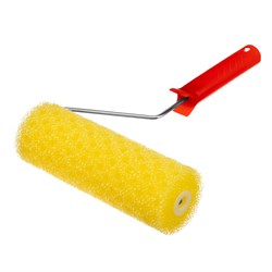 Валик "Структурный" поролоновый с ручкой, "горошек", 230 мм, D 80 мм, D ручки 6 мм MTX 80222 - фото 803272