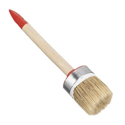 Кисть круглая, Профи №16 (55 мм) натуральная щетина, деревянная ручка MTX 82053 - фото 803463