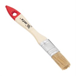Кисть плоская "Стандарт" 3/4" (20 мм) натуральная щетина, деревянная ручка MTX 82515 - фото 803532