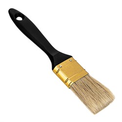 Кисть плоская "Профи" 1.5", натуральная щетина, пластмассовая ручка MTX 83161 - фото 803640