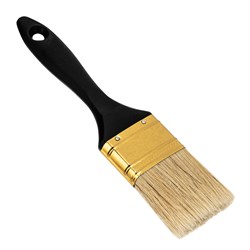 Кисть плоская "Профи" 2", натуральная щетина, пластмассовая ручка MTX 83162 - фото 803649