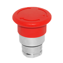 Кнопка-грибок аварийного выключения с фиксацией SKYER ZLP поворотная - фото 805154