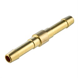 Соединитель неразъёмный, ?6 и 6 мм, латунь Сварка - фото 806759