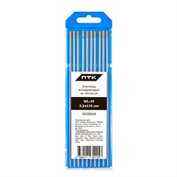 Электрод вольфрамовый ПТК WL-15-175мм ? 3,2 Сварка - фото 808342