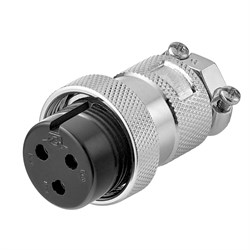 Разъем 3-pin к CG-30, CG-100, вилка 3-F PIN0320 Сварка - фото 808946