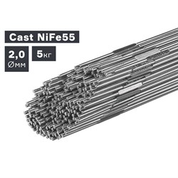 Пруток сварочный TIG, чугун (Cast NiFe55), ? 2,0 мм, 5 кг Сварка - фото 811005