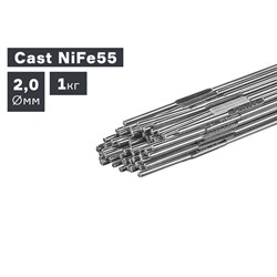 Пруток сварочный TIG, чугун (Cast NiFe55), ? 2,0 мм, 1,0 кг Сварка - фото 811383