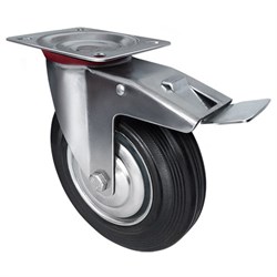 Колесо промышленное поворотное с тормозом Longway SCb 63 - фото 811454