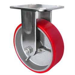 Колесо большегрузное полиуретановое неповоротное Longway FCp 80 - фото 811585