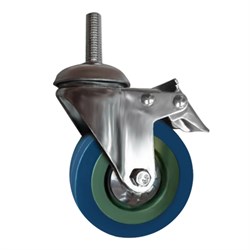 Аппаратная колесная опора с протектором на шинке Longway SCtgb 93 PVC - фото 811671