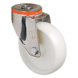 Колесо нейлоновое EMES EM04 ZKZ 100 (INOX) - фото 812079