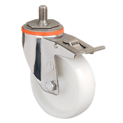 Колесо нейлоновое EMES EM05 ZKZ 100 F (INOX) - фото 812094