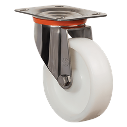 Колесо большегрузное нейлоновое EMES EZ01 HKZ 100 (INOX) - фото 812361