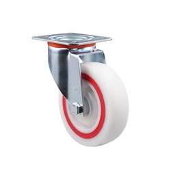 Колесо полипропиленовое поворотное EMES EM01 MBTM 100 - фото 812427