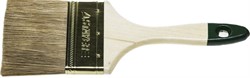 STAYER  LASUR 75 мм, 3" смешанная щетина, деревянная ручка, Плоская кисть, STANDARD (01031-75) - фото 81274