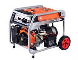 Генератор бензиновый TOR KM8000H 6,0 кВт 220В 27 л с электростартером и колесами 1011098 - фото 813135