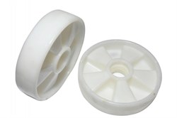 Колесо нейлоновое 200х50 мм без подшипника для тележек гидравлических BF/WB/RHP 1011980 - фото 813724