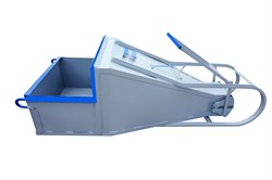 Бадья для бетона «Туфелька» 1,6 с одночелюстным затвором и рычажным приводом 1010848 - фото 813781