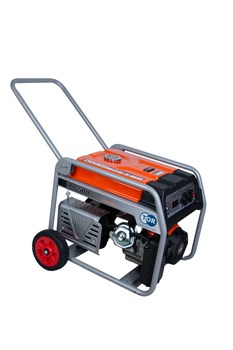 Генератор бензиновый TOR KM6500H 5,0 кВт 220В 27 л с электростартером и колесами 1018117 - фото 813882