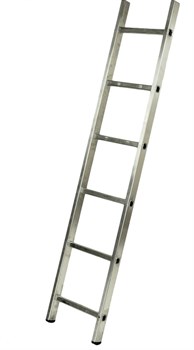 Алюминиевая приставная лестница 6 ступеней TOR 1013280 - фото 814148