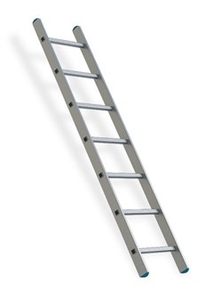 Алюминиевая приставная лестница 7 ступеней TOR 1013281 - фото 814149