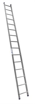 Алюминиевая приставная лестница 15 ступеней TOR 1013289 - фото 814157