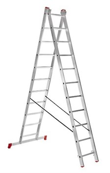 Алюминиевая двухсекционная лестница TOR 2х11 1013299 - фото 814165