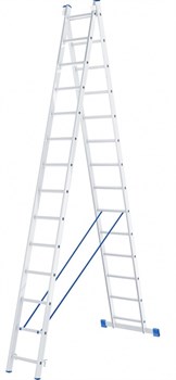 Алюминиевая двухсекционная лестница TOR 2х14 1013302 - фото 814168