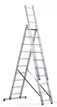 Алюминиевая трехсекционная лестница 3x10 TOR 1013307 - фото 814173