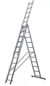 Алюминиевая трехсекционная лестница 3x11 TOR 1013308 - фото 814174