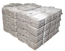 Комплект противовесов для фасадных подъемников 900 кг (36 шт по 25 кг) 1004159 - фото 814200