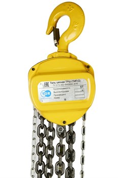 Таль ручная шестеренная TOR ТРШ C 5ТХ6M (серия G) 1021830 - фото 814526