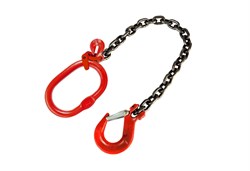 Строп цепной TOR 1СЦ г/п 1,5 т 8,0 м с укорачивающими крюками 1015318 - фото 815442