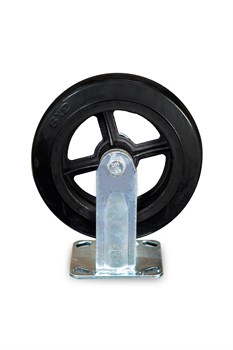 Колесо большегрузное неповоротное FCd 80 200 мм обрезиненное (N) 1024165 - фото 816129