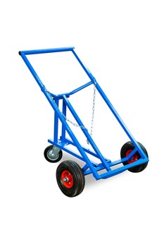 Тележка для металлических бочек TOR КБ-2 (250 пневмо+160 поворотное) 1023594 - фото 816153